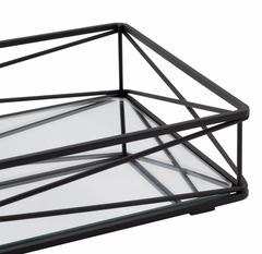 Stowe Mirrored Cosmetic Tray