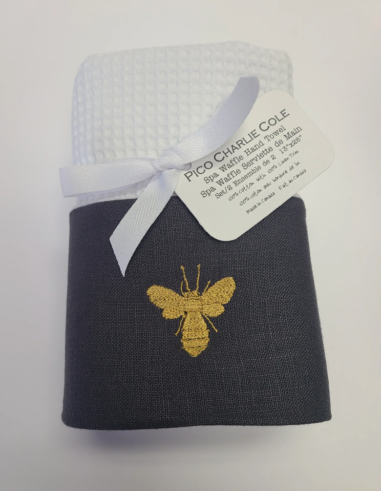 Gold Bee Spa Waffle Hand Towel