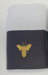 Gold Bee Spa Waffle Hand Towel