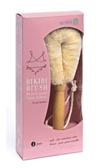 Jute Bikini Brush with Wood Handle 7 inches