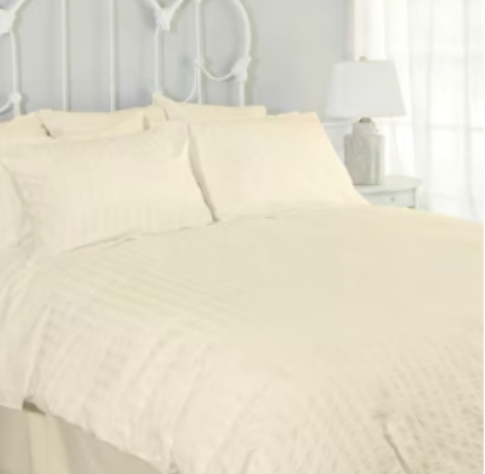 St Genève Kim Alabaster Duvet Cover Set