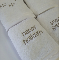 Christmas Embroidered Hand Towel