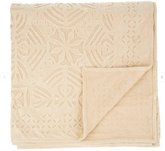 Mari Cutwork Bed Blanket 90"x94"