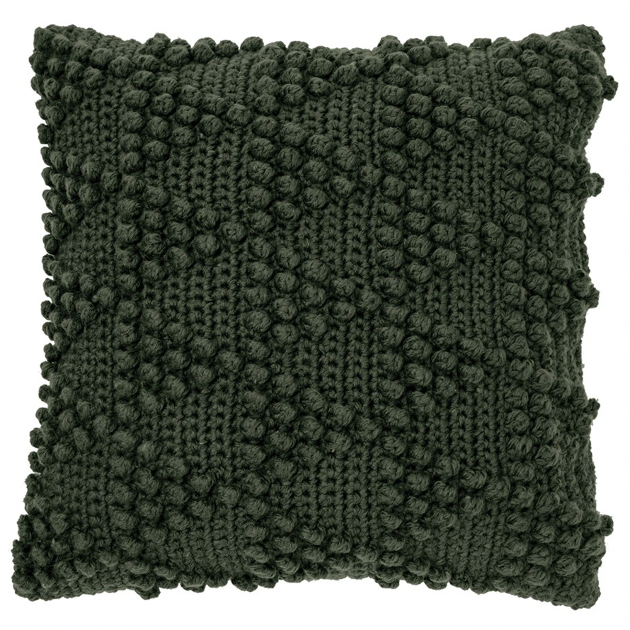 Bubble Cushion Dark Green 18"x18"