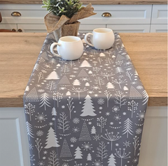 Winter Grey Tablecloth 60"x108"