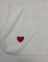 Red Heart Embroidered Hand Towel