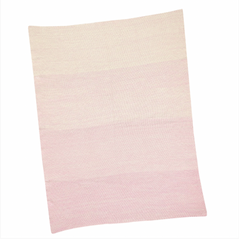 Parker Ombre Pink 100% Cotton Blanket