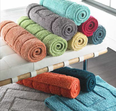 Kassa Design Brights Rug Bath Mat Linen Medium 20"x32"