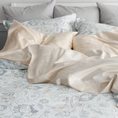 Audra Printed Cotton Sateen Duvet Cover & Shams