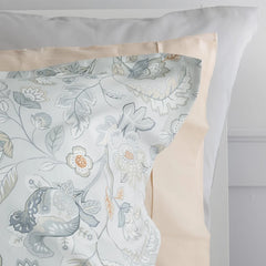 Audra Printed Cotton Sateen Duvet Cover & Shams