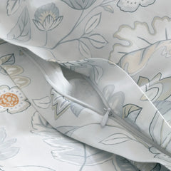 Audra Printed Cotton Sateen Duvet Cover & Shams