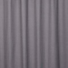 Belgian Waffle Fabric Shower Curtain Grey