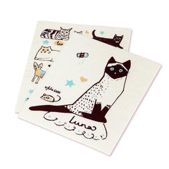 The Amazing Swedish Dishcloth Cats Set of 2