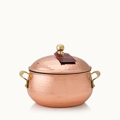 Thymes Simmered Cider Copper Pot 3 Wick Statement Candle