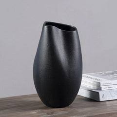 Erika Textured Porcelain Ceramic Vase 7.5''W X 12.5''H X 7.3''D