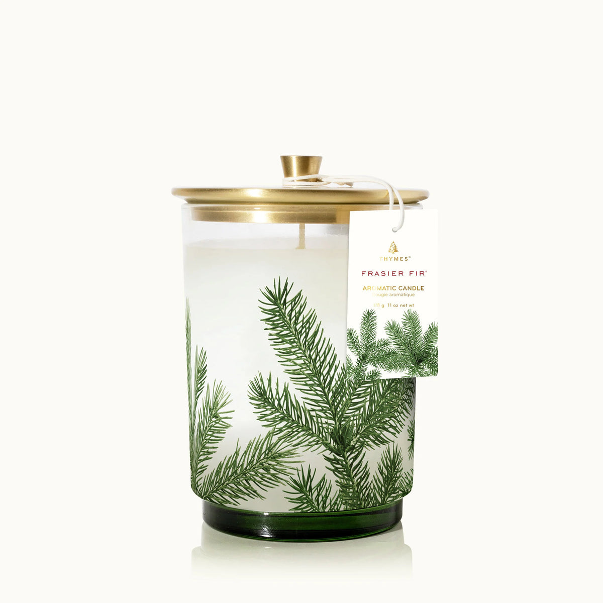 Thymes Frasier Fir Heritage Medium Pine Needle Luminary 11oz