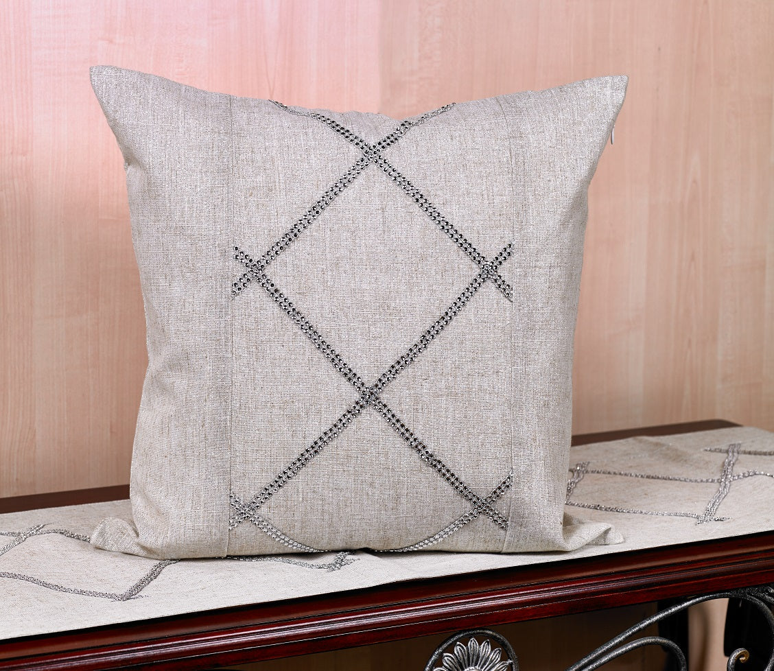 Lauren Glam Jewel Cushion 18"x18"