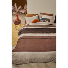 Maxence Terracotta Duvet Cover Set with Shams