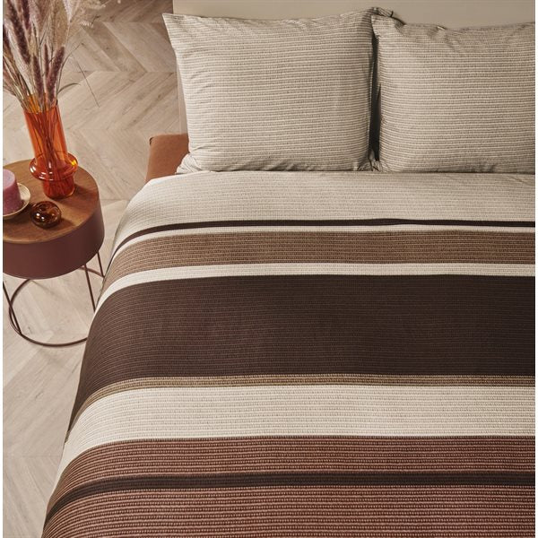 Maxence Terracotta Duvet Cover Set with Shams