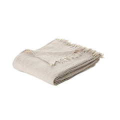 Muslin Natural Throw Blanket 60"x70"