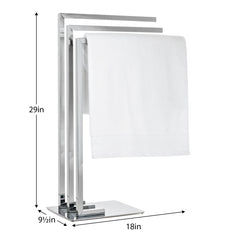 Metro Chrome 3 Tier Towel Stand