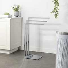 Metro Chrome 3 Tier Towel Stand