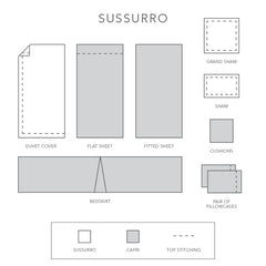 Sussuro Duvet Cover and Shams